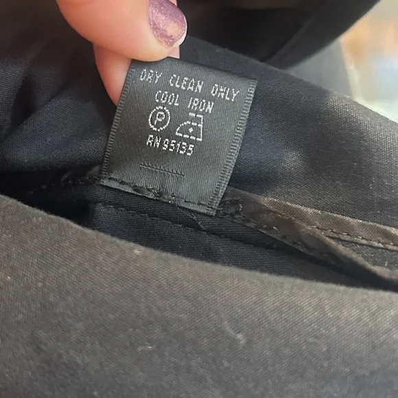 Lafayette 148 Black Short Button Up Jacket Collared Size 2 Cotton Career - Picture 5 of 9